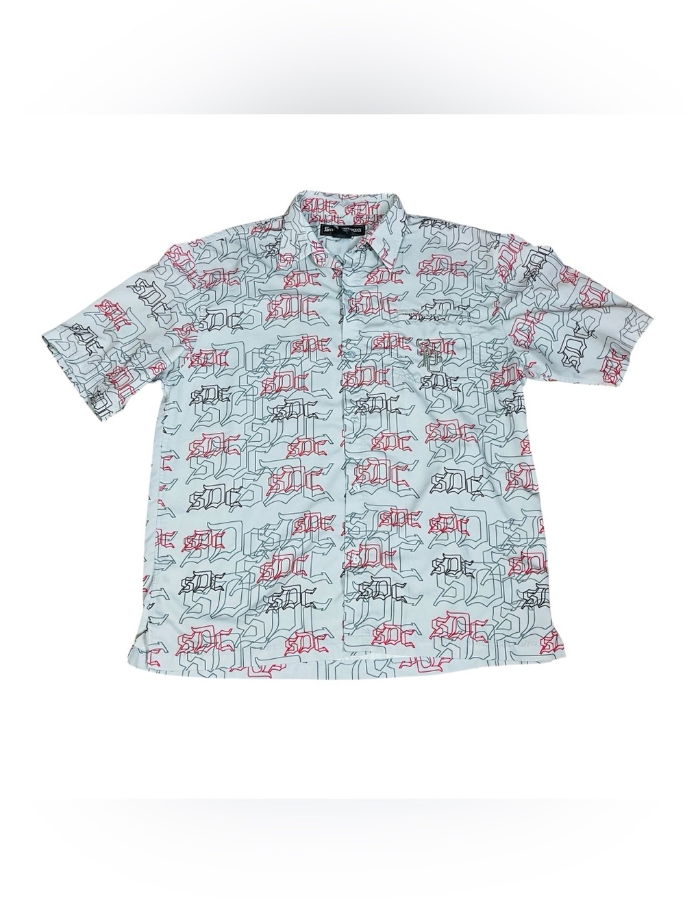 Snoop Dogg Monogram Short-Sleeve Button-Down Shirt